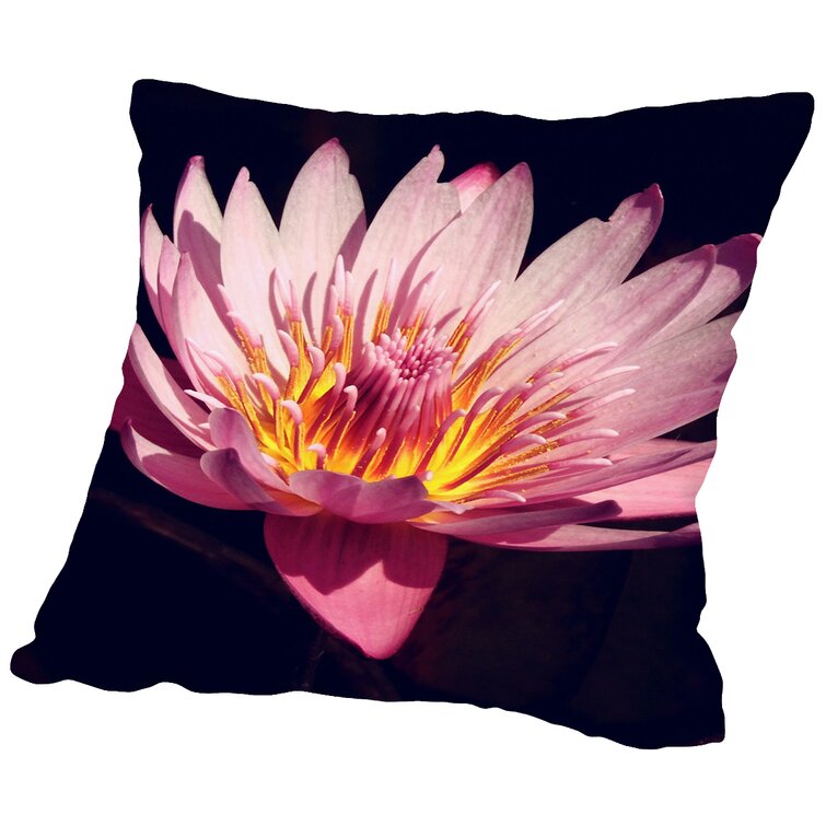 flower throw pillow